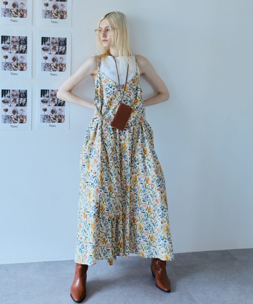 ワンピース Vintage Flower Camisole Dress