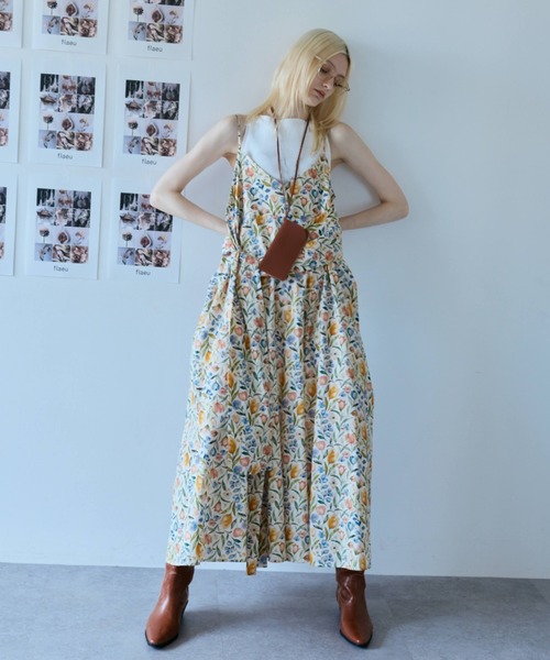 ワンピース Vintage Flower Camisole Dress