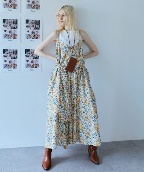 ワンピース Vintage Flower Camisole Dress