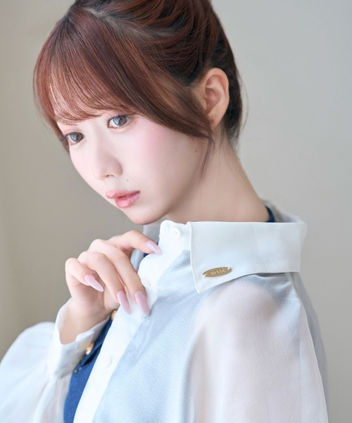 Rose Muse（ロゼミューズ） ブラウス シャツ Volume sleeve sheer