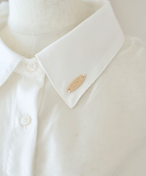 Rose Muse（ロゼミューズ） ブラウス シャツ Volume sleeve sheer
