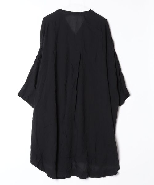 「ZUCCa」 7分袖ワンピース M size ブラック レディース_画像2