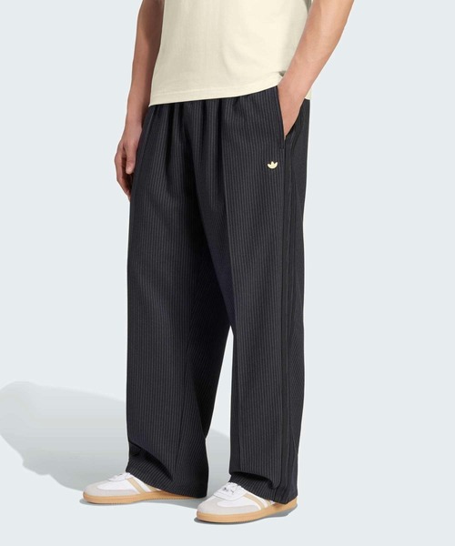 新品  ファイヤーバード ルーズピンストライプ ワイドパンツ XL adidas（アディダス） ワイドパンツ スウェットパンツ ジャージ