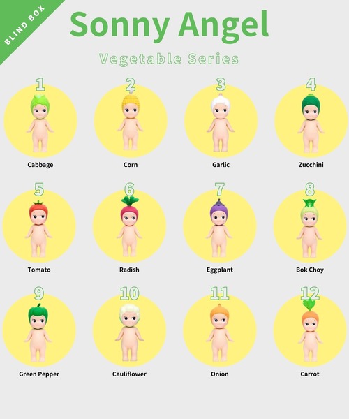 フィギュア Sonny Angel Vegetable ソニーエンジェル ベジタブル