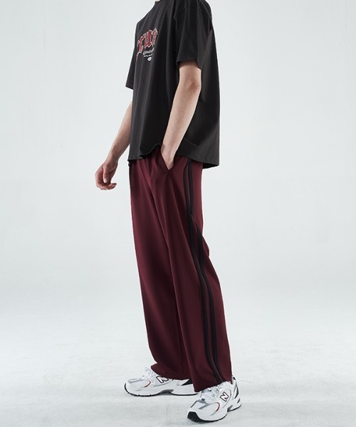 クランプ パンツ 2line wide track pants / 2ライン ワイドトラックパンツ ZOZOTOWN PayPayモール店 - 通販 - PayPayモール ブランド