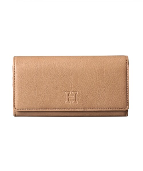 美品 HIROFU  ヒロフ 長財布 HIROFU（ヒロフ） 財布 「センプレ」長財布 レザー ロング ウォレット