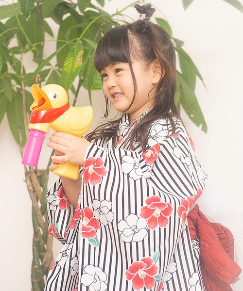 Dita 浴衣 キッズ浴衣2点セット キッズ 子供 女の子 : ZOZOTOWN