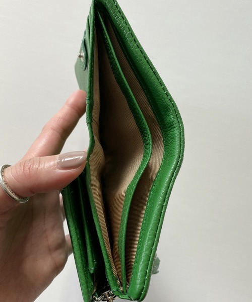 折り畳み財布　カーキ beaure ビュレ　二つ折り財布　財布 楽天市場】財布 レディース 二つ折り 本革 BEAURE/ビュレ ヴュレ
