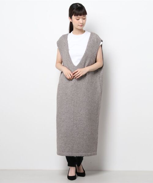 STYLEBLOCK（スタイルブロック） ワンピース ミックスブークレーニット