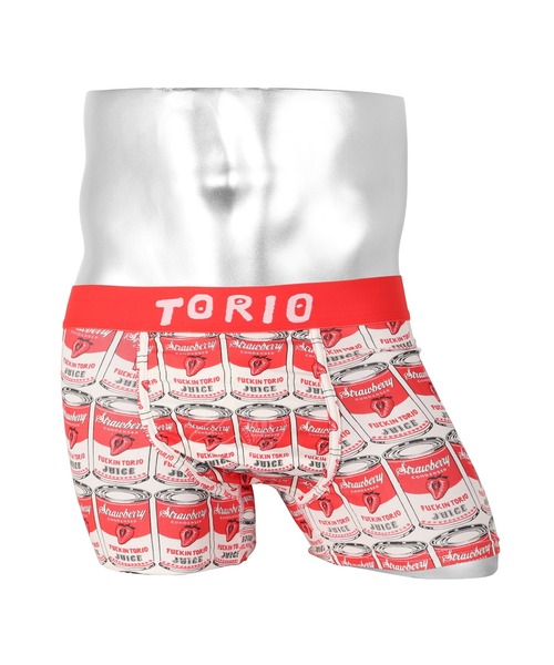 ボクサーパンツ トリオ Torio ボクサーパンツ メンズ 下着 アンダーウェア おしゃれ かわいい 綿 フード ロゴ ワンポイント イチゴ缶 ブラン Zozotown Paypayモール店 通販 Paypayモール