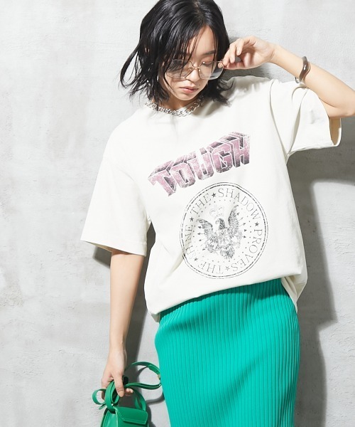 GEVS. tシャツ Tシャツ 「大きいサイズ」 ヴィンテージ風