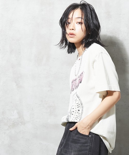 GEVS. tシャツ Tシャツ 「大きいサイズ」 ヴィンテージ風