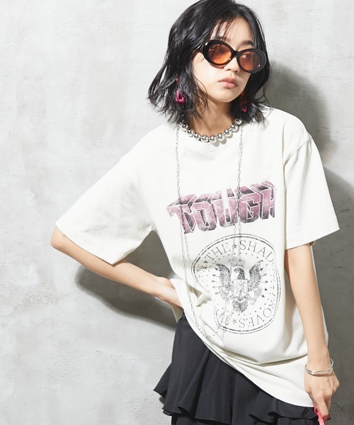 GEVS. tシャツ Tシャツ 「大きいサイズ」 ヴィンテージ風
