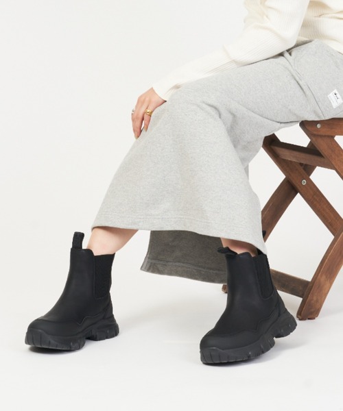 SHAKA（シャカ） ブーツ 軽量 撥水 厚底 サイドゴアブーツ TREK