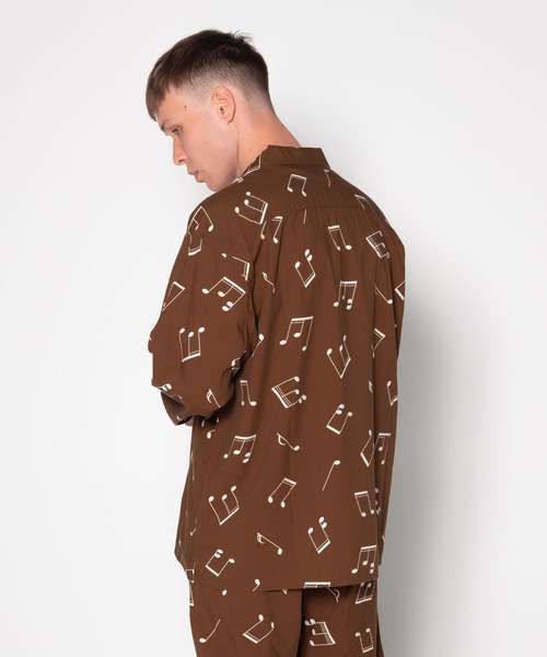 シャツ ブラウス L/S OPEN COLLAR ALOHA SHIRT ”ROGERS L/S OPEN COLLAR ALOHA SHIRT BEDWIN THE HEARTBREAKERS，ベドウィン アンド