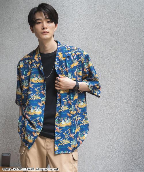 WEGO（ウィゴー） シャツ ∴WEGO/別注Avantiアロハシャツ メンズ