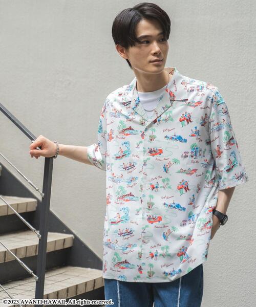 WEGO（ウィゴー） シャツ ∴WEGO/別注Avantiアロハシャツ メンズ