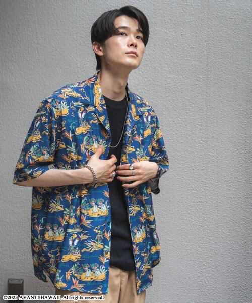 WEGO（ウィゴー） シャツ ∴WEGO/別注Avantiアロハシャツ メンズ