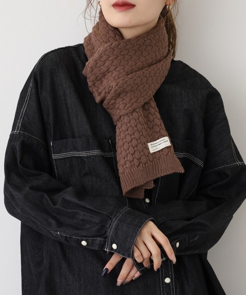 FUNALIVE（ファンアライブ） マフラー ストール PAGE ONE ぽこぽこ