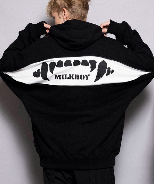 MILKBOY パーカー ZIP FANG メンズ レディース : ZOZOTOWN Yahoo