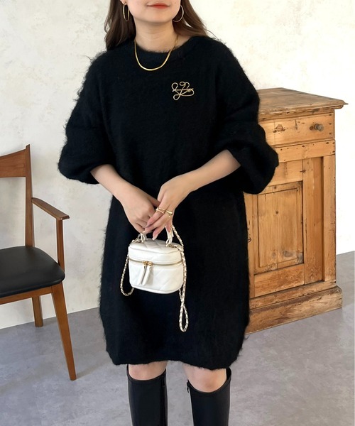 prose verse（プロズヴェール） ワンピース ふわふわ起毛ミニニット