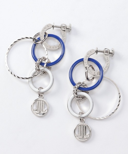 ランバンオンブルー(LANVIN en Bleu)チェンジャブル イヤリング LANVIN en Bleu イヤリング マリン チェンジャブル レディース