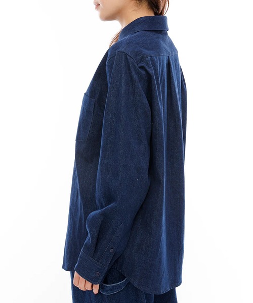 ブラウス シャツ RVCA/ルーカ デニム 長袖シャツ BE044-106 レディース RVCA ルーカ 長袖シャツ レディース デニムシャツ BE044-106