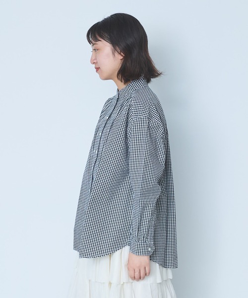 ブラウス シャツ オックス コック長袖ブラウス Basic color レディース bulle de savon ブラウス シャツ オックス コック長袖ブラウス