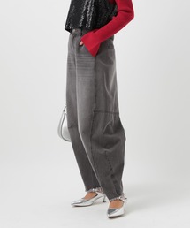 PEOPLESTYLE 変形シルエットボリュームカーブジーンズウォッシュ PEOPLESTYLE 変形シルエットボリュームカーブジーンズウォッシュ