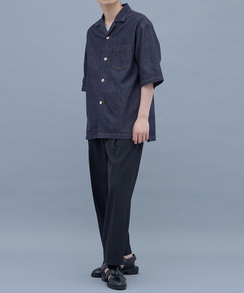 【新品】UNITED TOKYO サイズ2 ショートスリーブデニムシャツ UNITED TOKYO シャツ 9oz ショートスリーブデニムシャツ メンズ