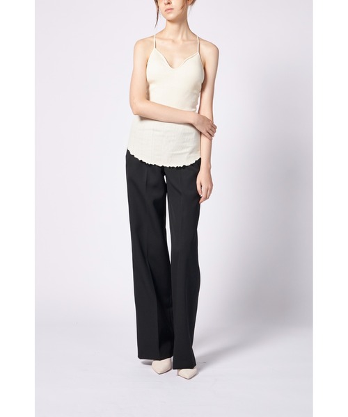 HAKUJI キャミソール Random rib bra camisole : ZOZOTOWN Yahoo