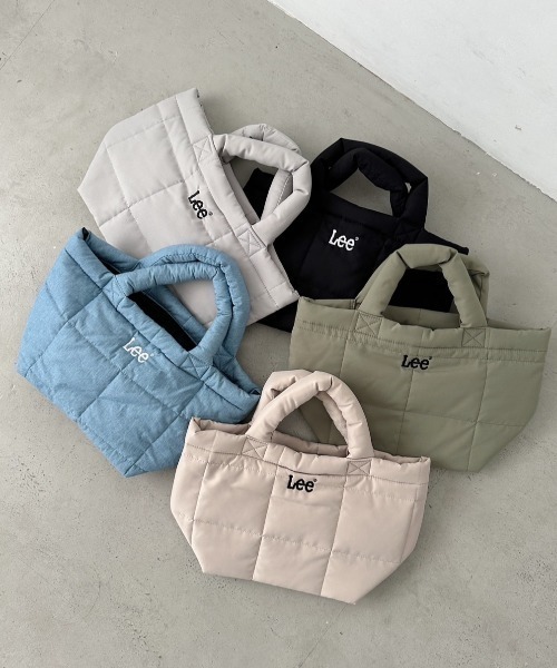 Lee（リー） トートバッグ ブロックキルティング ミニトート