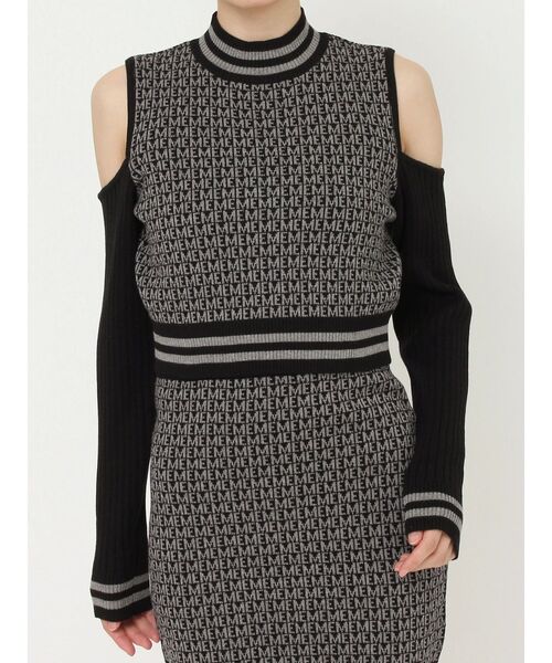 ニット セーター EMロゴニットTOP（セットアップ可能） レディース