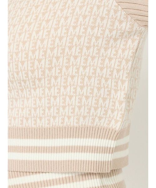 ニット セーター EMロゴニットTOP（セットアップ可能） レディース EMロゴニットTOP（セットアップ可能）[品番：MKSW0055709