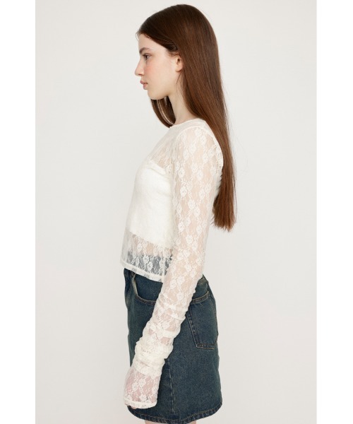 SLY ブラウス シャツ BASIC CUT LACE TOPS ベーシック カット