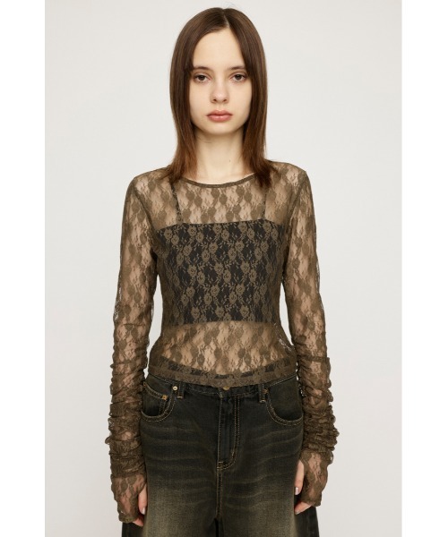 SLY（スライ） ブラウス シャツ BASIC CUT LACE TOPS ベーシック