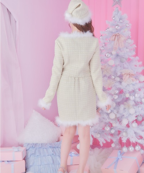 sugar nine コスプレ ロングスリーブツイードサンタコスプレ