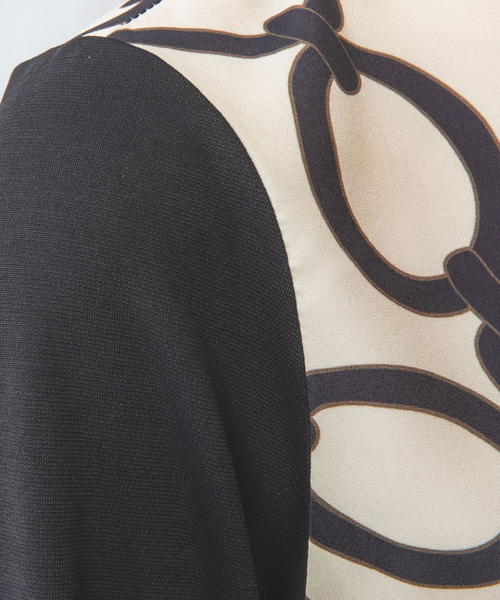 NARACAMICIE tシャツ 「NARACAMICIE」チェーンプリント長袖