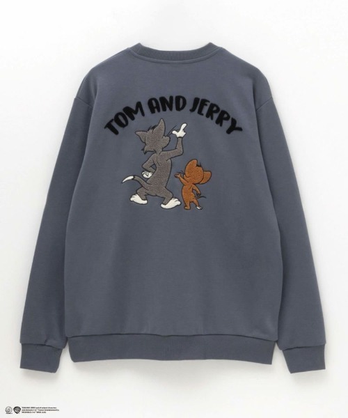 トレーナー スウェット 「TOM＆JERRY/トムとジェリー」ポンチ素材