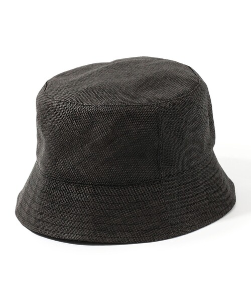 KIJIMA TAKAYUKI ペーパーハット　黒　ブラック KIJIMA TAKAYUKI (キジマタカユキ) PAPER CLOTH SOFT HAT MIDDLE