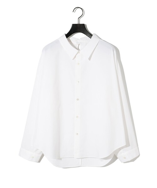 ブラウス シャツ MIDIUMISOLID for Ladies ドロップショルダーワイドシャツ レディース MIDIUMISOLID ブラウス シャツ for Ladies ドロップショルダー