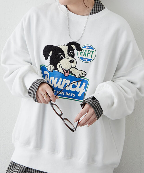 continuer de NICE CLAUP トレーナー スウェット ボーダーコリー相良