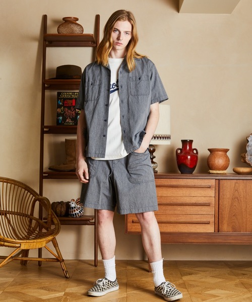Schott N.Y.C（ショット） シャツ Schott/ショット/COTTON COVERT SS
