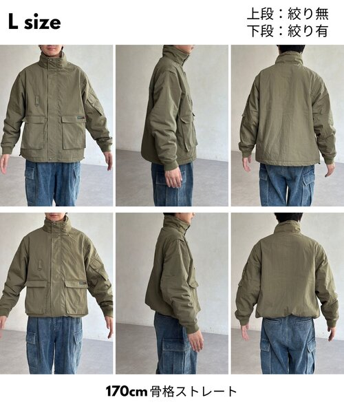 「CPCM」 ブルゾン LARGE カーキ レディース_画像3