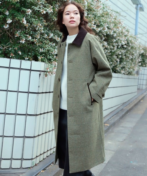 niko and…（ニコアンド） コート TALL グリーン レディース : ZOZOTOWN