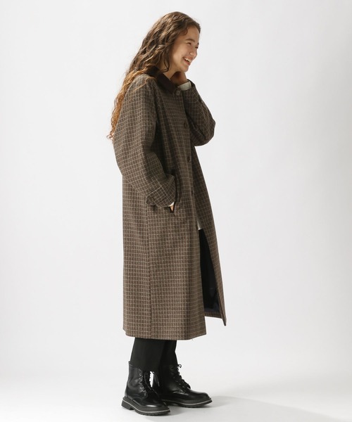 (575)niko and…ロングコート新品 niko and…（ニコアンド） コート TALL グリーン レディース : ZOZOTOWN