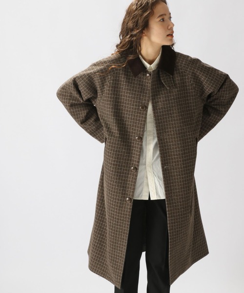 (575)niko and…ロングコート新品 niko and…（ニコアンド） コート TALL グリーン レディース : ZOZOTOWN