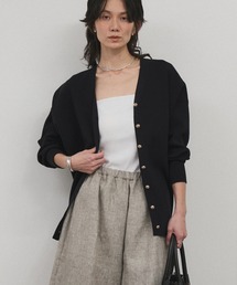 カーディガン メタルボタンスウェットライクVネックカーディガン レディース｜ZOZOTOWN Yahoo!店
