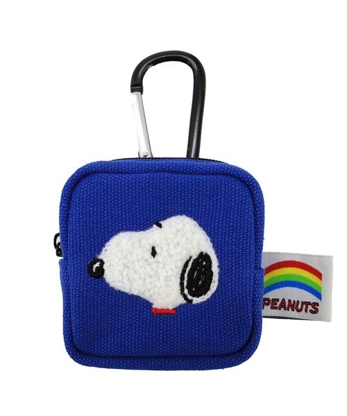 PEANUTS ポーチ PEANUTS/ピーナッツ SN カラフル カラビナミニポーチ