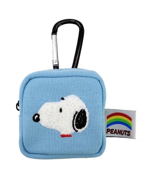 PEANUTS ポーチ PEANUTS/ピーナッツ SN カラフル カラビナミニポーチ